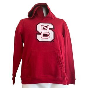 Youth Large 14/16 NC State Wolfpack Big Logo Embroidered Hoodie North Carolina